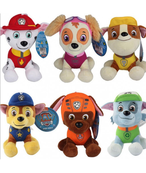 Patroled Toys Plush 2030cm Cartoon Plush Doll Dog Children Toy Puppy Dog Patrol Anime Figure Juguetes