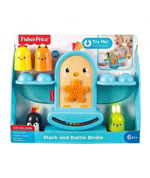 Fisherprice Stack And Rattle Birdie Educational Toy