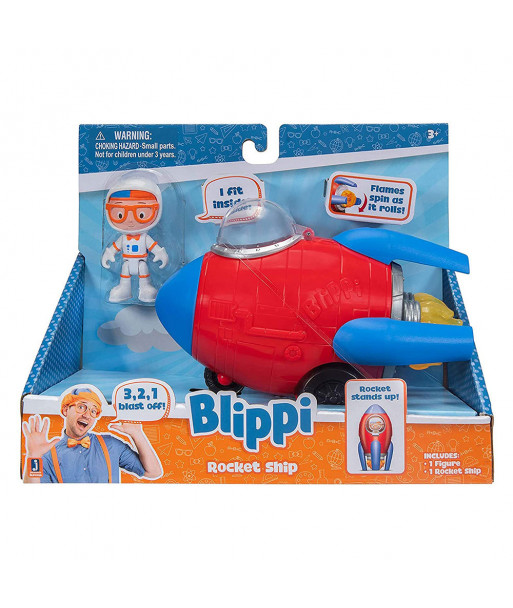 Blippi Rocket Ship Toy Vehicle