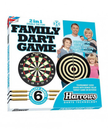 Harrows 2 In 1 Family Dart Game