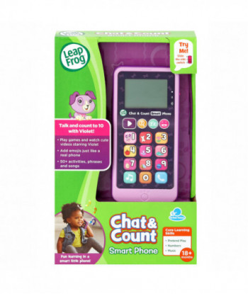 Leapfrog Chat Count Purple Smart Phone
