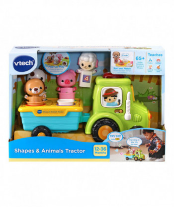 Vtech Shapes Animal Tractor Educational Toy