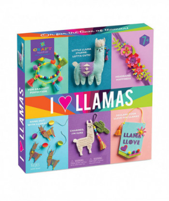 Crafttastic I Love Llamas Craft Kit