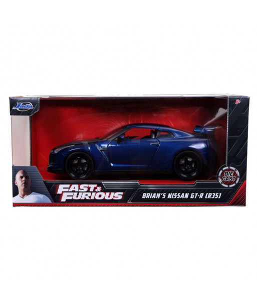 Jada Fast Furious Brains 2009 Nissan Gtr R35 124 Scale Diecast Vehicle