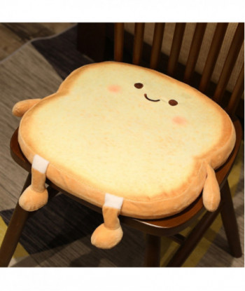 40cm Bread Toast Plush Stuffed Soft Toy Cushion