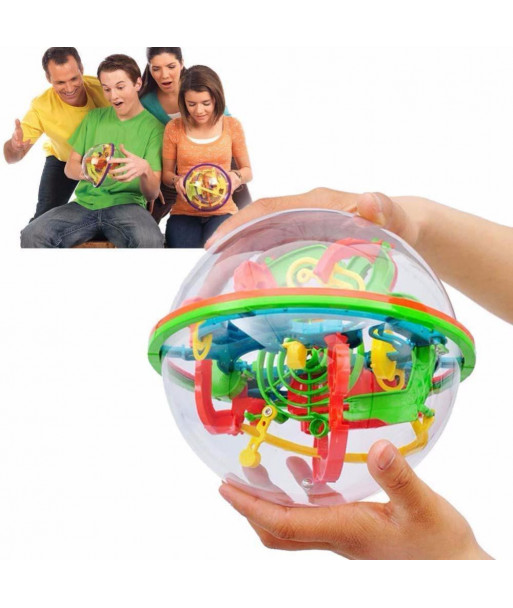 100 Steps Small Big Size 3d Labyrinth Magic Rolling Globe Ball Marble Puzzle Cubes Brain Teaser Game