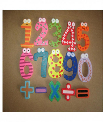 Hiinst Magnetic Woolen Numbers Math Set Digital Baby Educational Toy For Your Cute Dear Mar2