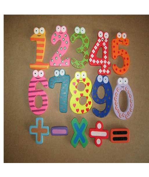 Hiinst Magnetic Woolen Numbers Math Set Digital Baby Educational Toy For Your Cute Dear Mar2
