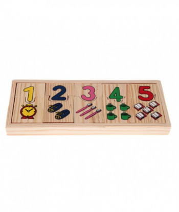 1set Woolen Number Counting Matching Puzzle Toy Baby Preschool Educational Math Learning Toy K5bo