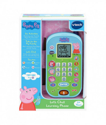 Vtech Peppa Pig Lets Chat Learning Phone