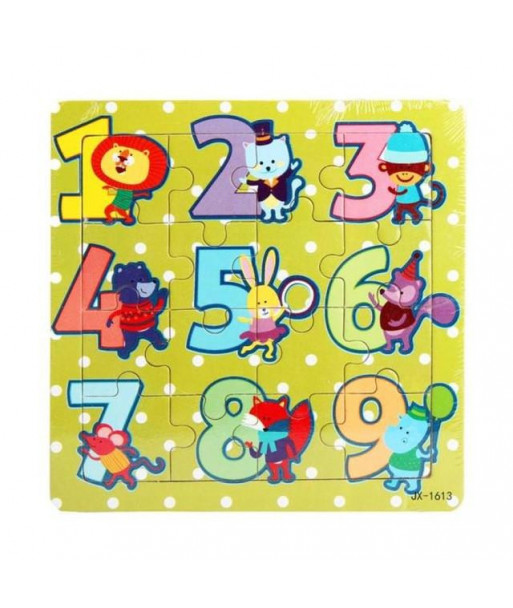 Lovely Children Favourite Woolen Puzzles Number 19 Each With Cartoon Animal Wool Toys Educational Toys