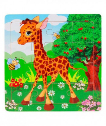 Brain Teaser Puzzles Modern Woolen Puzzle Animals Sika Deer Puzzle Jigsaw Toys For Children Education