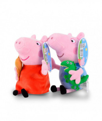 Pink Peppa George Mummy Daddy Pig Family Plush Toys Doll 19cm 7 5 For Children Moana Animal Plush Toys