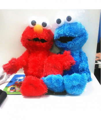 30cm Cute Sesame Street Plush Toys Elmo Big Vird Cokkie Monster Stuffed Dolls Toy Children Birthday Party