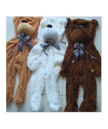 S 100cm Three Colors Big Teddy Bear Skin Coat Plush Toys Stuffed Toy Baby Toy Birthday