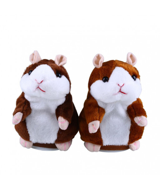 Talking Hamster Speak Talk Sound Record Repeat Stuffed Plush Animal Child Toy