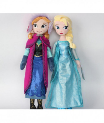 Whol Unique Sweet Cute Girls Toys Princess Anna And Elsa Doll Pelucia Boneca Plush Toys Princesa Juguetes