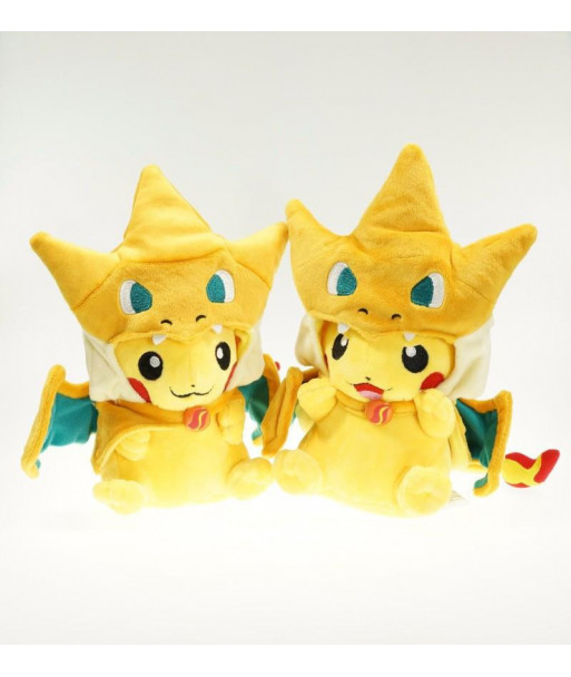 2015 Cartoon Pikachu Cosplay Charmander Plush Toys Cute Plush Stuffed Animals Soft Dolls Fashion Cartoon