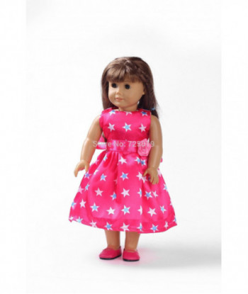 2014 Style Popular 18 Inches American Girl Doll Clothes Dress B134