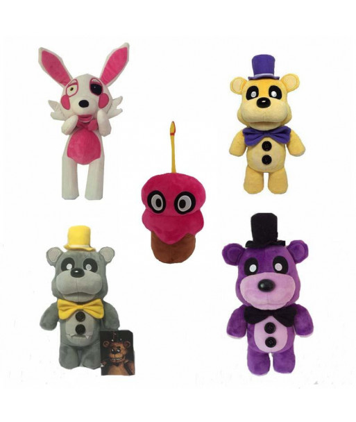 30cm Plush Fnaf Freddy Teddy Bear Toys Stuffed Five Nights At Freddys Fox Doll For Baby Christmas Toy