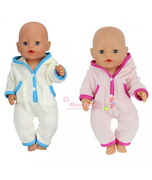 2color Choose Jumpsuits Clothes Wear Fit 43cm Baby Born Zapf Children Birthday