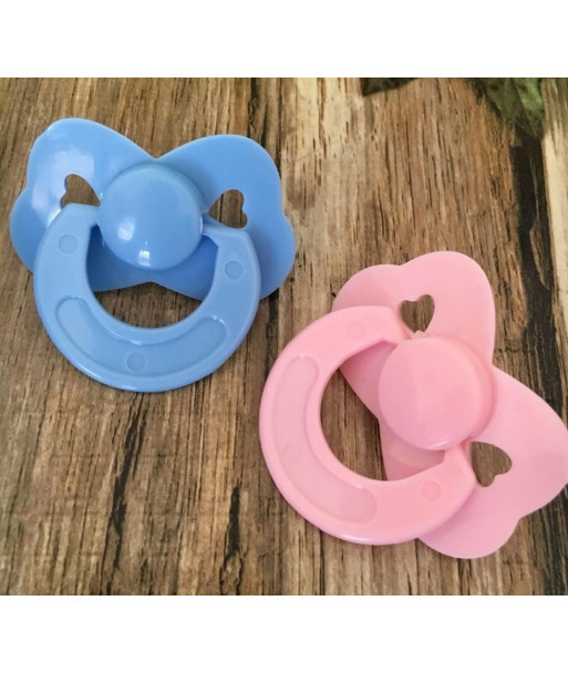 Dolls Accessories Tiny Pacifier Dummy For Reborn Baby Dolls Pink Blue Color Not Magnet Babies Pacifier