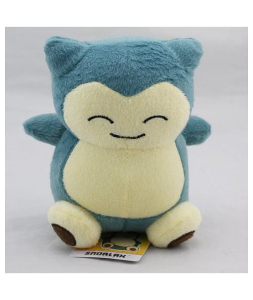 S6 Inch 15cm Pokemon Snorlax Plush Toys Dolls Standard Rare Animals Doll For Children Kabishou